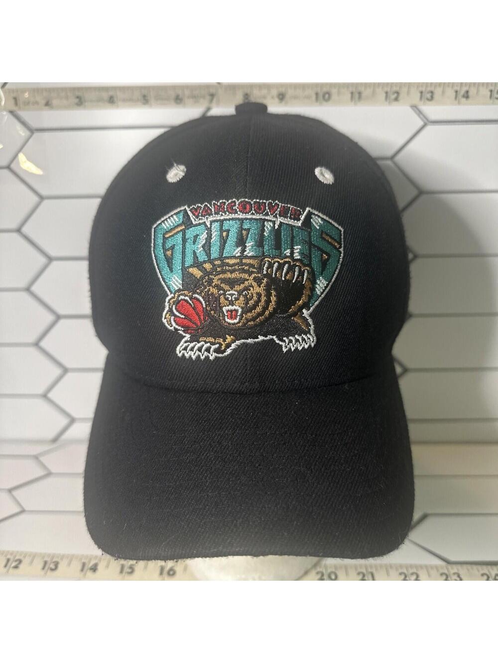 NBA Vancouver Grizzlies Mitchell & Ness Snapback Hat Cap Black Memphis OSFM